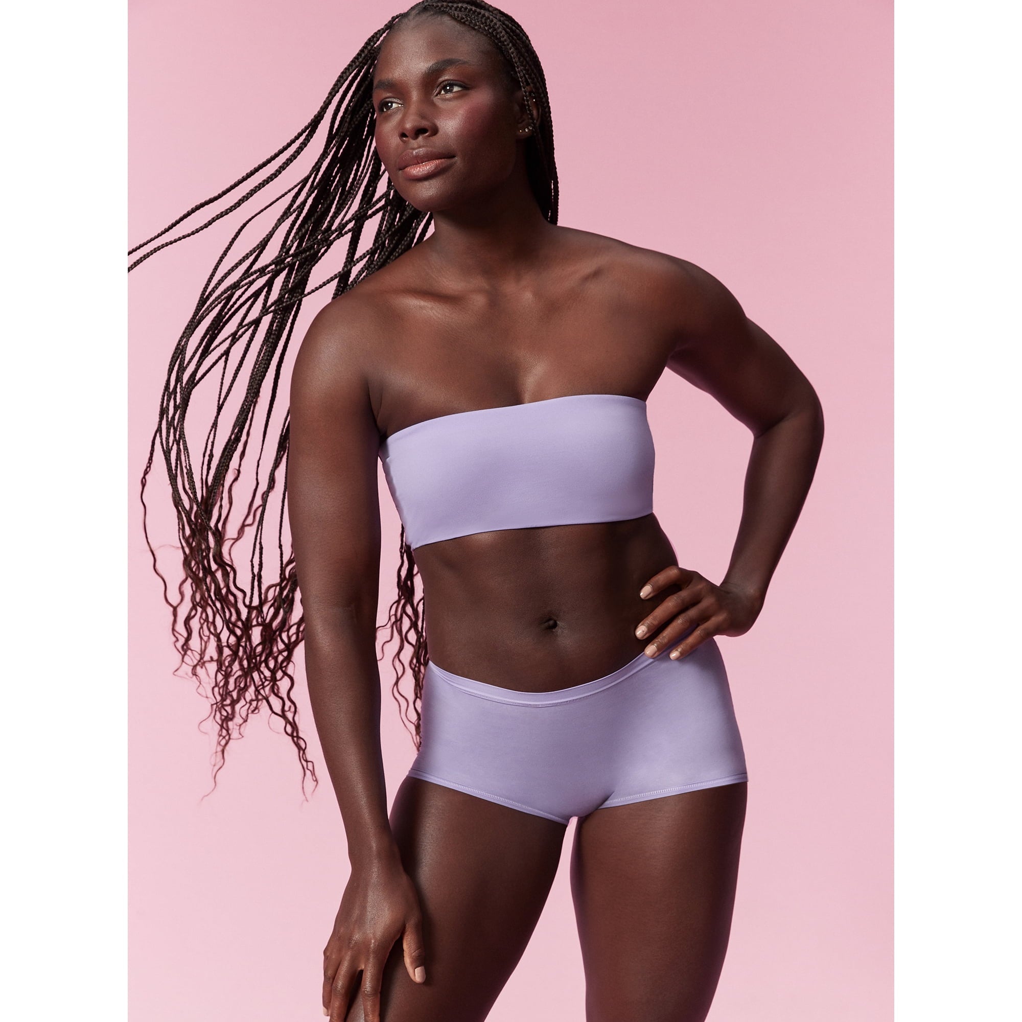 SIZE: 3XL - Joyspun Women's Fit Stretch Bandeau Bra