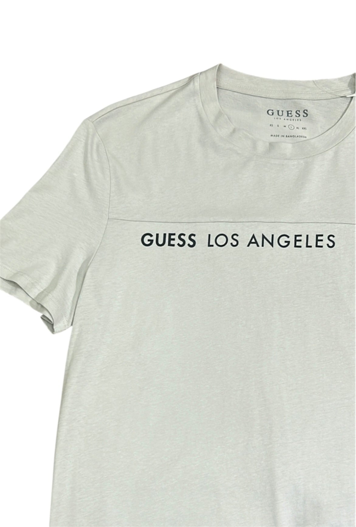 Guess Los Angeles Men’s Beige Cotton T-Shirt