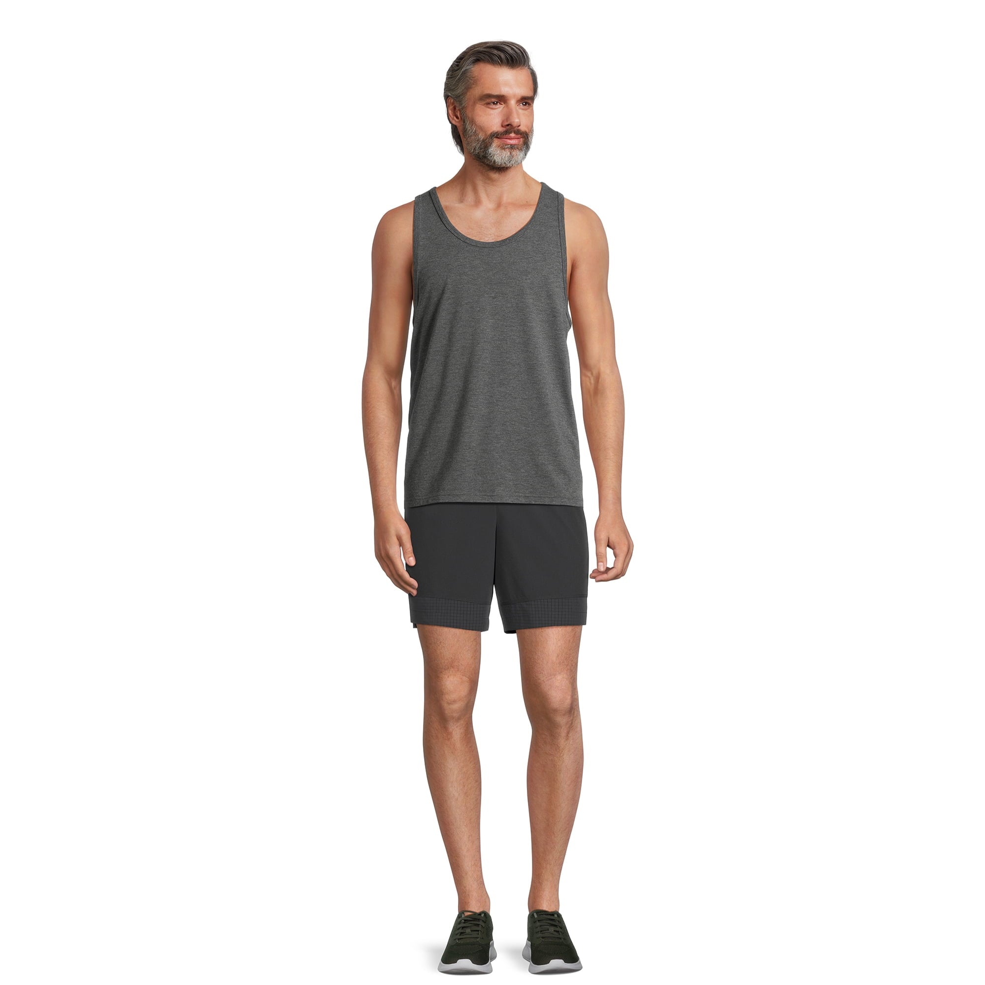 SIZE: 3XL - Athletic Works Men's & Big Men's Tri-Blend Tank Top