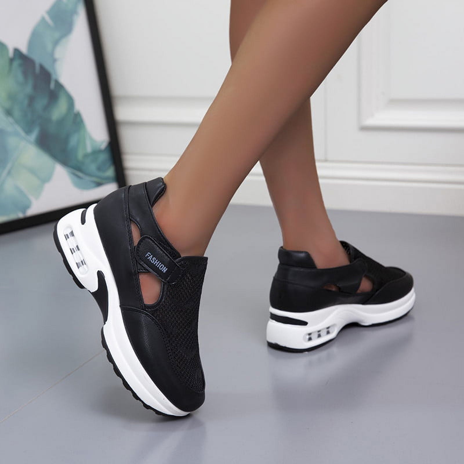 SIZE: 39 - AXXD Breathable Girl Ladies Women's Sneakers Womens Wedge Shoes Go Walk Prom Homecoming 2022 Flat Shoes For Clearence