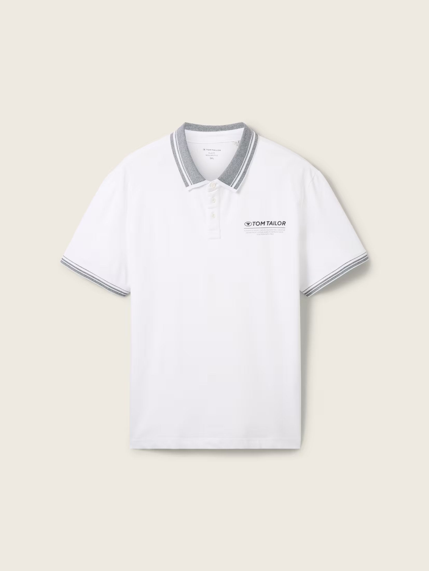 TOM TAILOR Plus - Polo shirt with a logo print