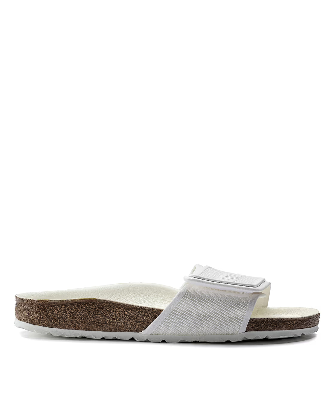 Birkenstock Tema White Regular Width Micro Fibre One-Strap Sandals ( WITHOUT BOX )