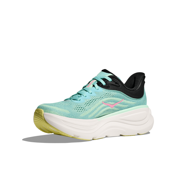 HOKA Bondi 9 Women's Wide D Blue Spark, Mint Fluorite 1162014 BTF