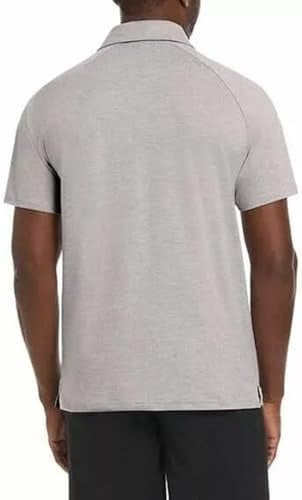 المقاس: XXL - قميص بولو ستيلر 3.0 للرجال من هيرلي، رمادي