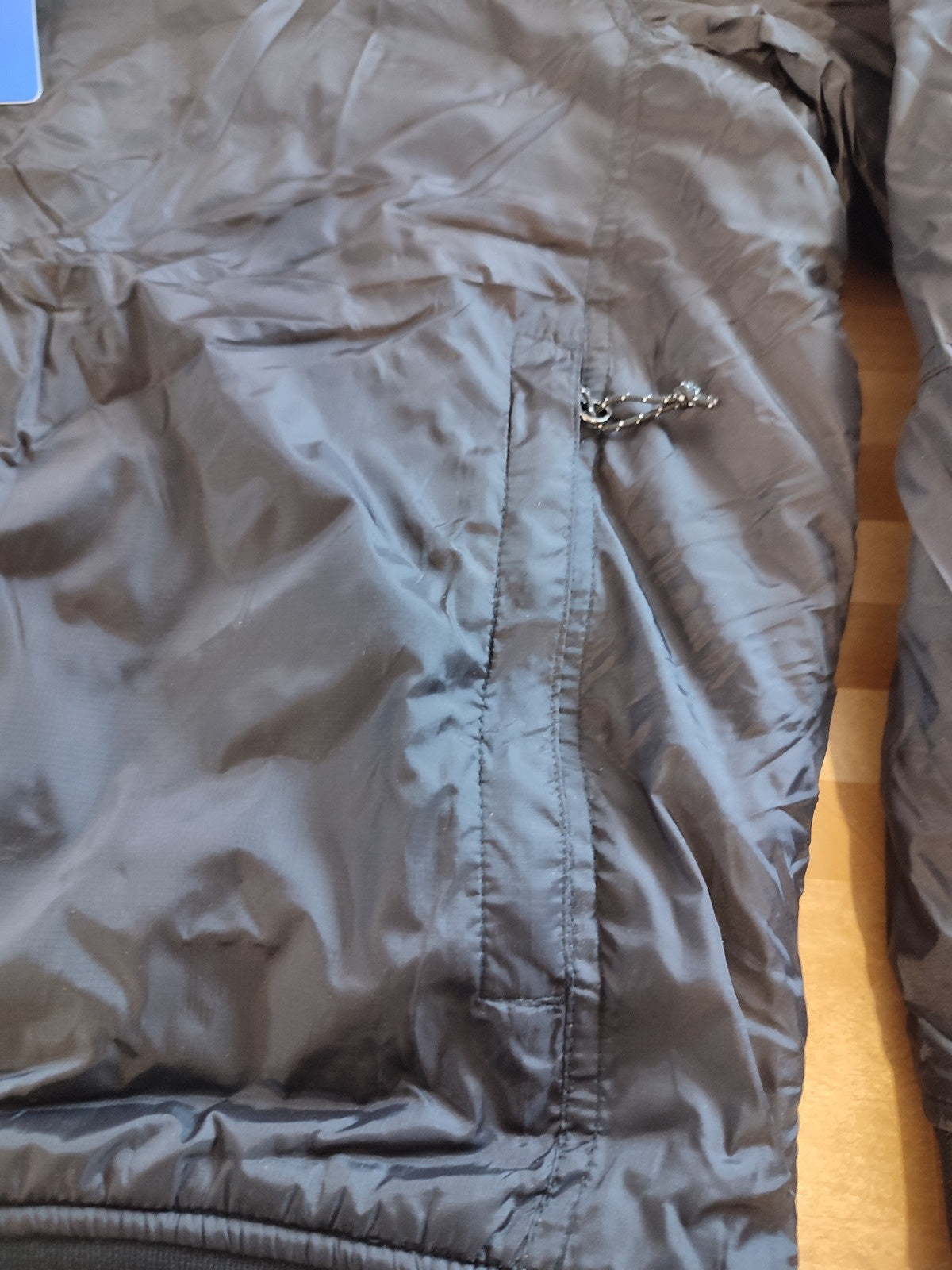 SIZE: L - Men's Gerry Hooded Insulated Water Resistant Bomber Jacket Black Size Large