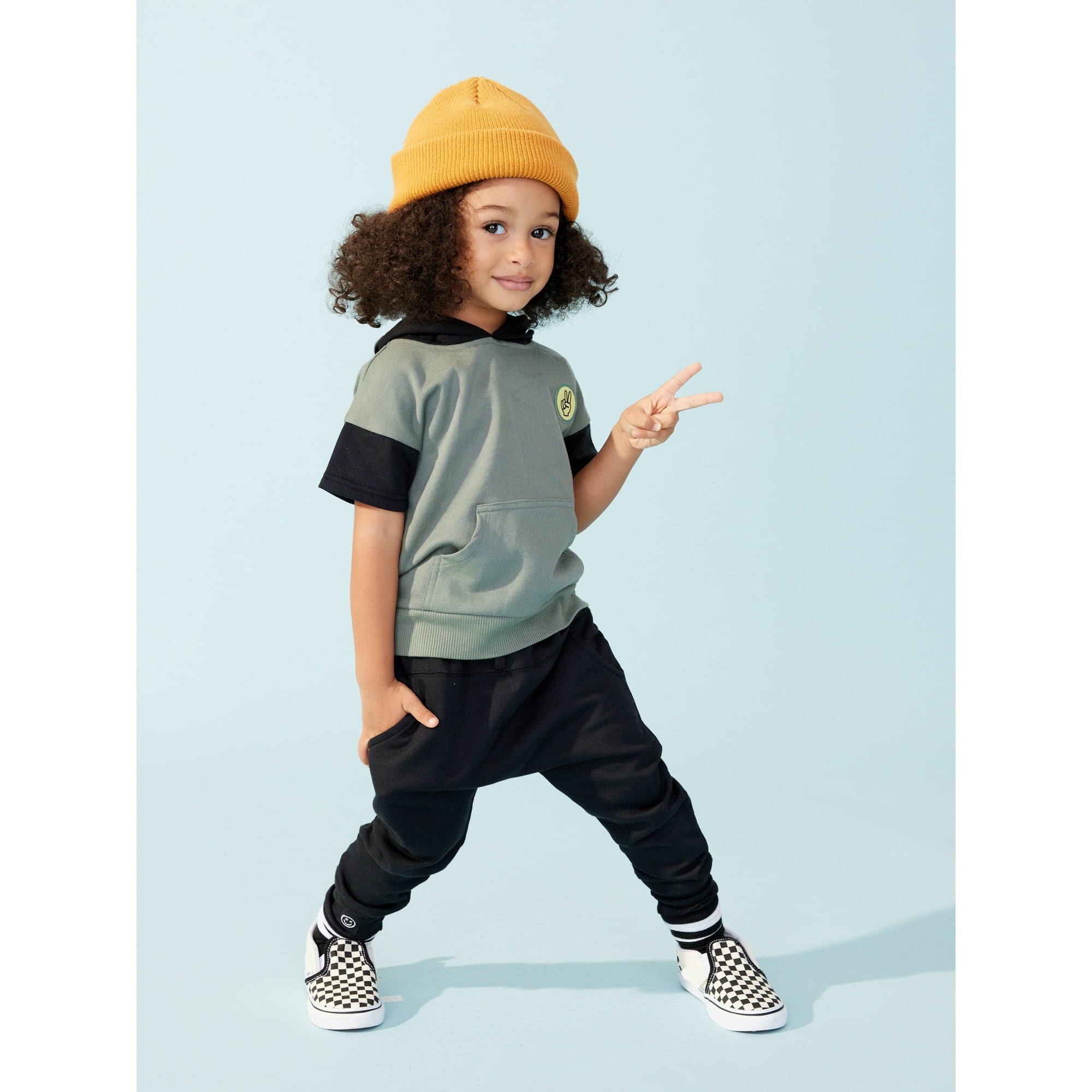 SIZE 5T - Little Star Organic Toddler Unisex 2Pk Jogger Set