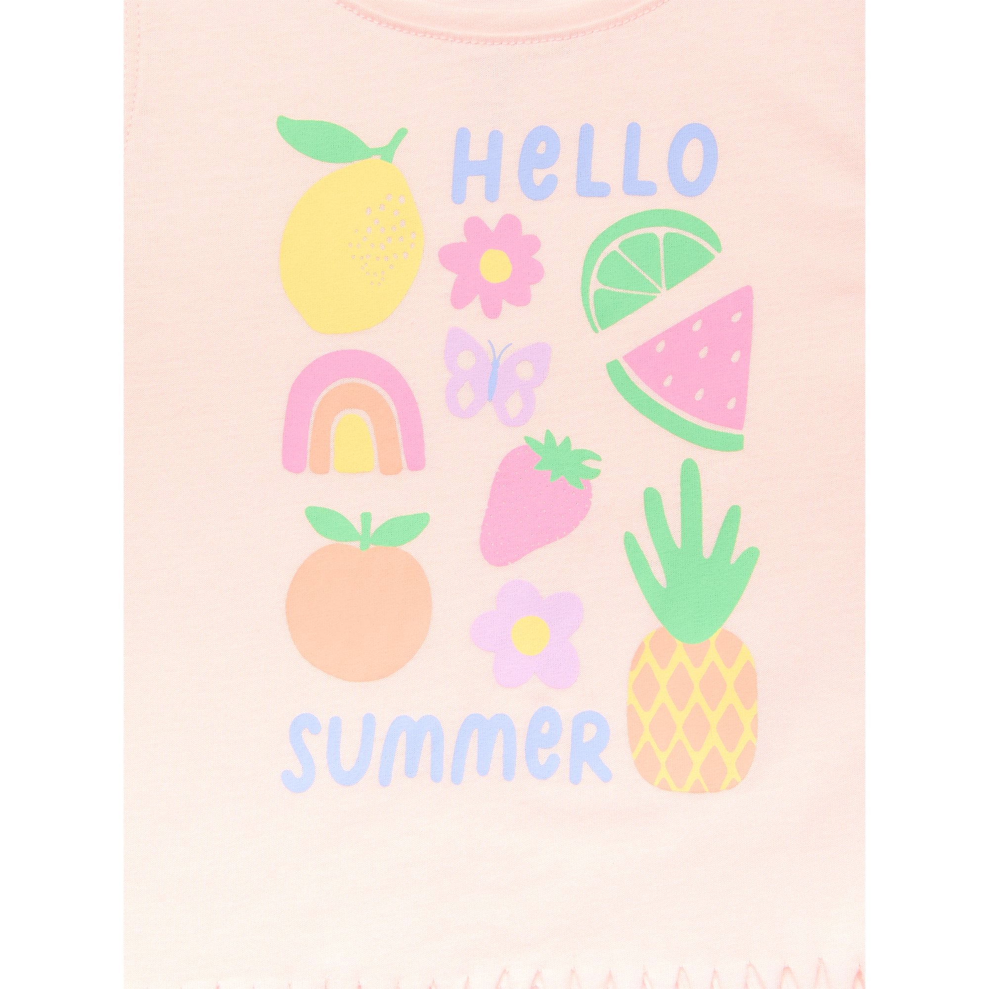 SIZE: 7Y - 365 Kids by Garanimals Girls Fringe Tank