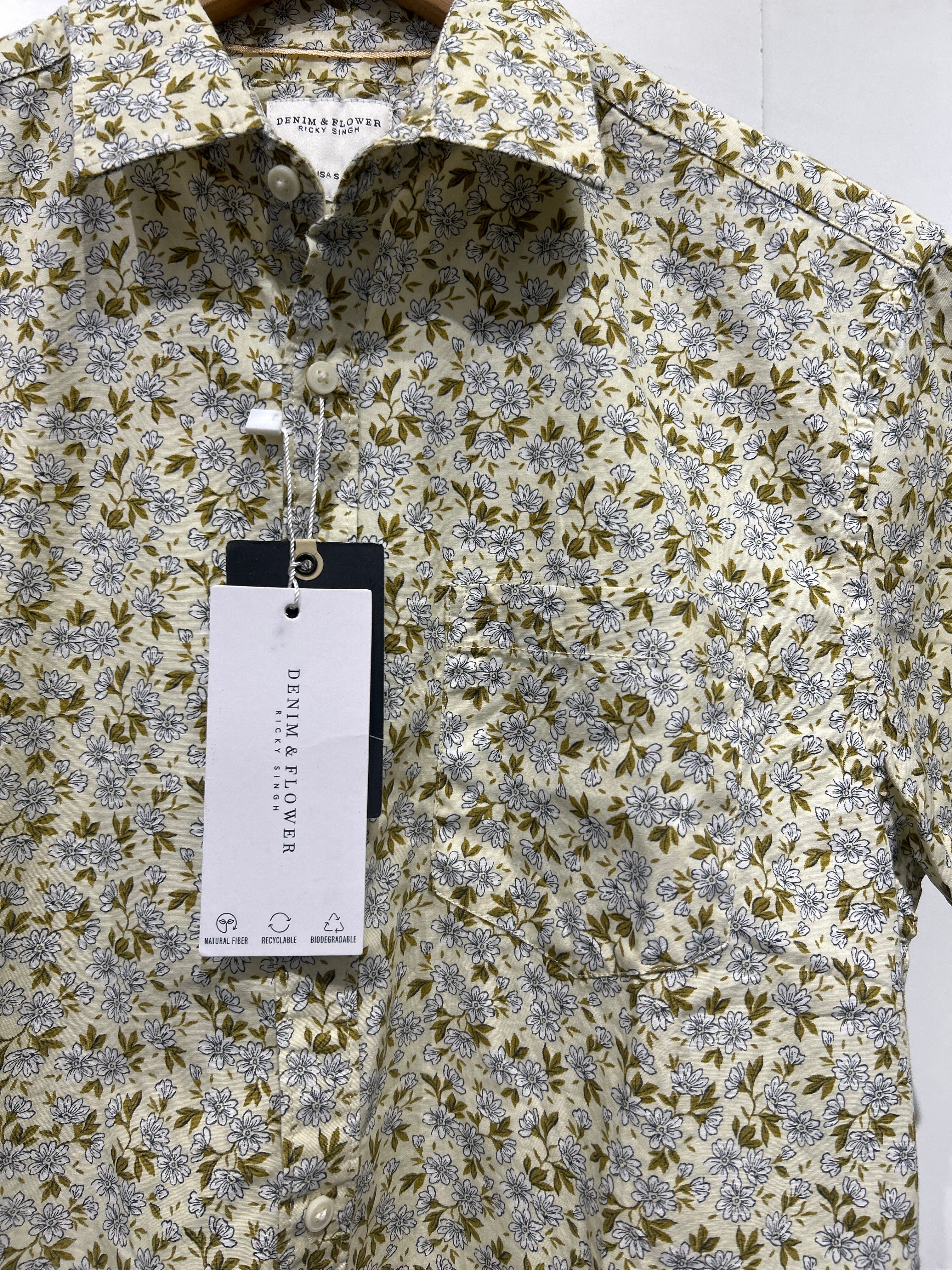 Denim & Flower Ricky Singh Men’s Floral Shirt – Trendy Casual Style