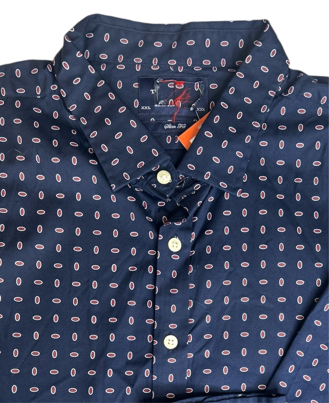 Charles Tyrwhitt Men’s Navy Shirt – Elegant Formal & Casual Wear