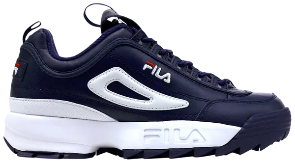 Fila Mens Disruptor ll Premium Navy Multi Sneakers (1FM00139-423)