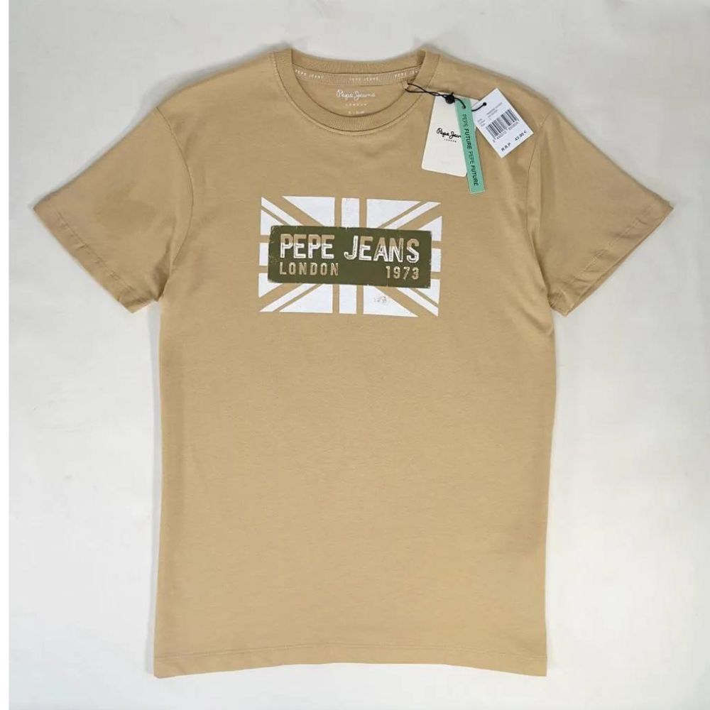 Pepe Jeans PM509098 Jayden Sand Men's T-Shirt Casual Elegance & Comfort