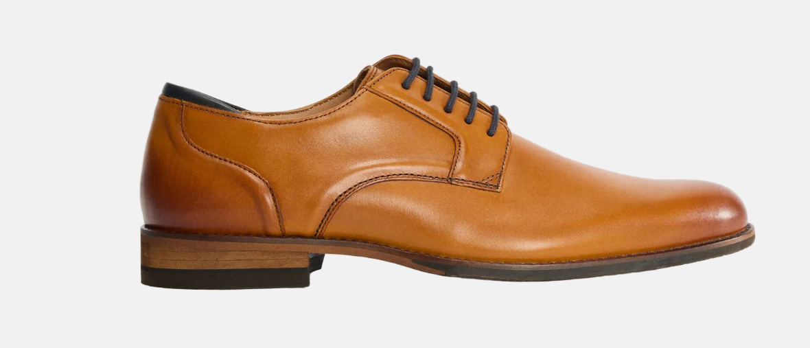 Clarks Craftarlo Men’s Tan Leather Lace-Up Shoes Light Brown