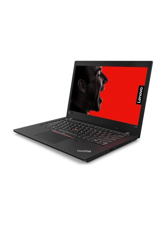 Thinkpad L480 Laptop With 14-Inch HD Display,Intel corei5-8250U/8GB/256GB SSD/ English Black-used