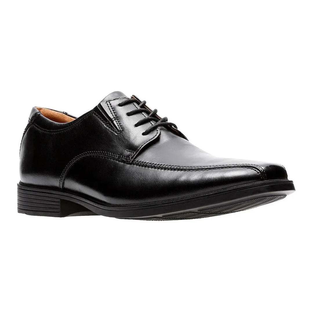 Clarks Tilden Walk 'Black' Leather - Men's Shoes