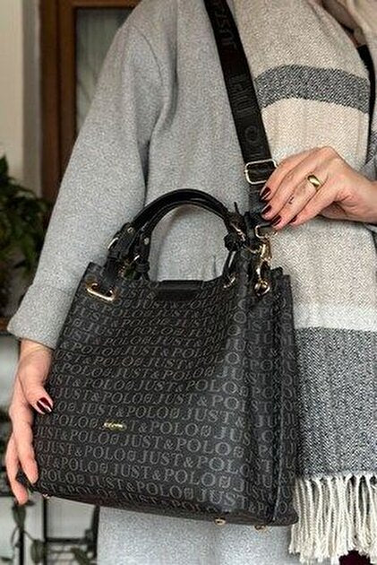 Just Polo Black Braided Casual Model