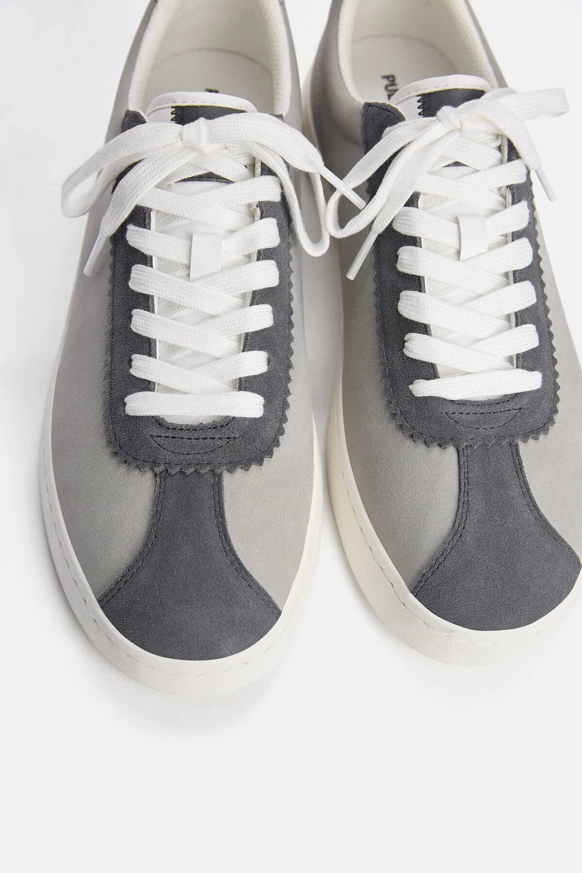 PULL&BEAR MEN SNEAKERS LIGHT GRAY / DARK GRAY