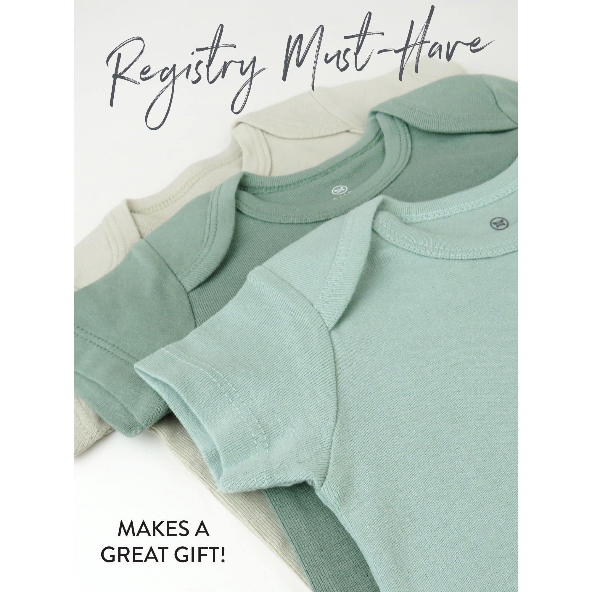 SIZE: 6M - Honest Baby Clothing Baby Boy or Girl Gender Neutral Organic Cotton Short Sleeve Bodysuits, 3 Pack