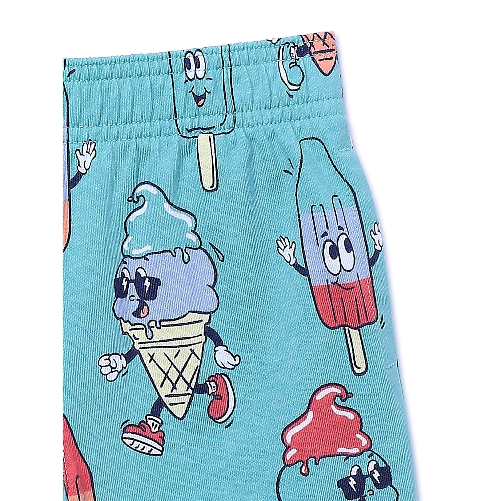 SIZE: 5T - Garanimals Toddler Boy Print Jersey Outfit Set