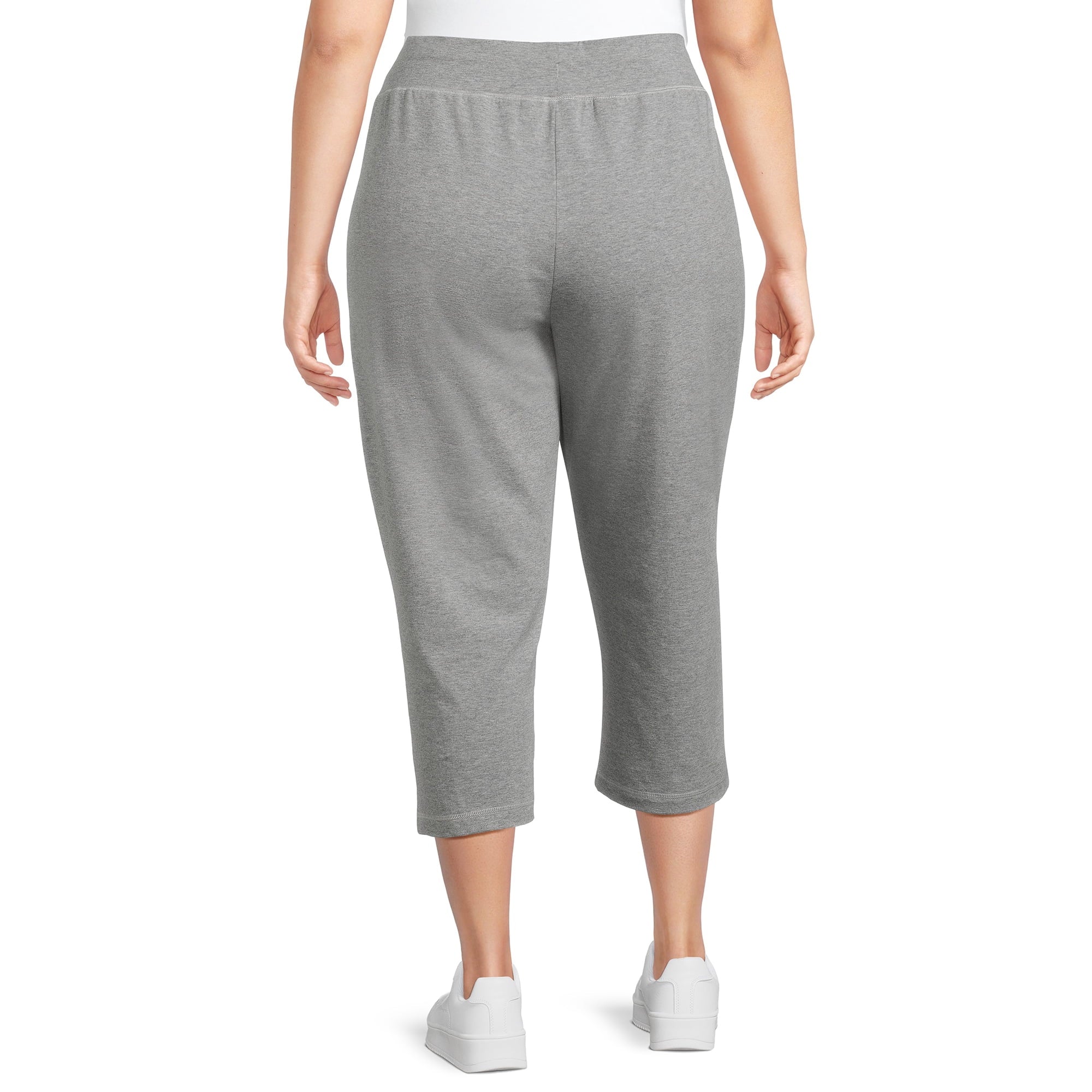 المقاس: 3XL (24W-26W) - بنطال كابري رياضي محبوك للنساء والرجال من Athletic Works