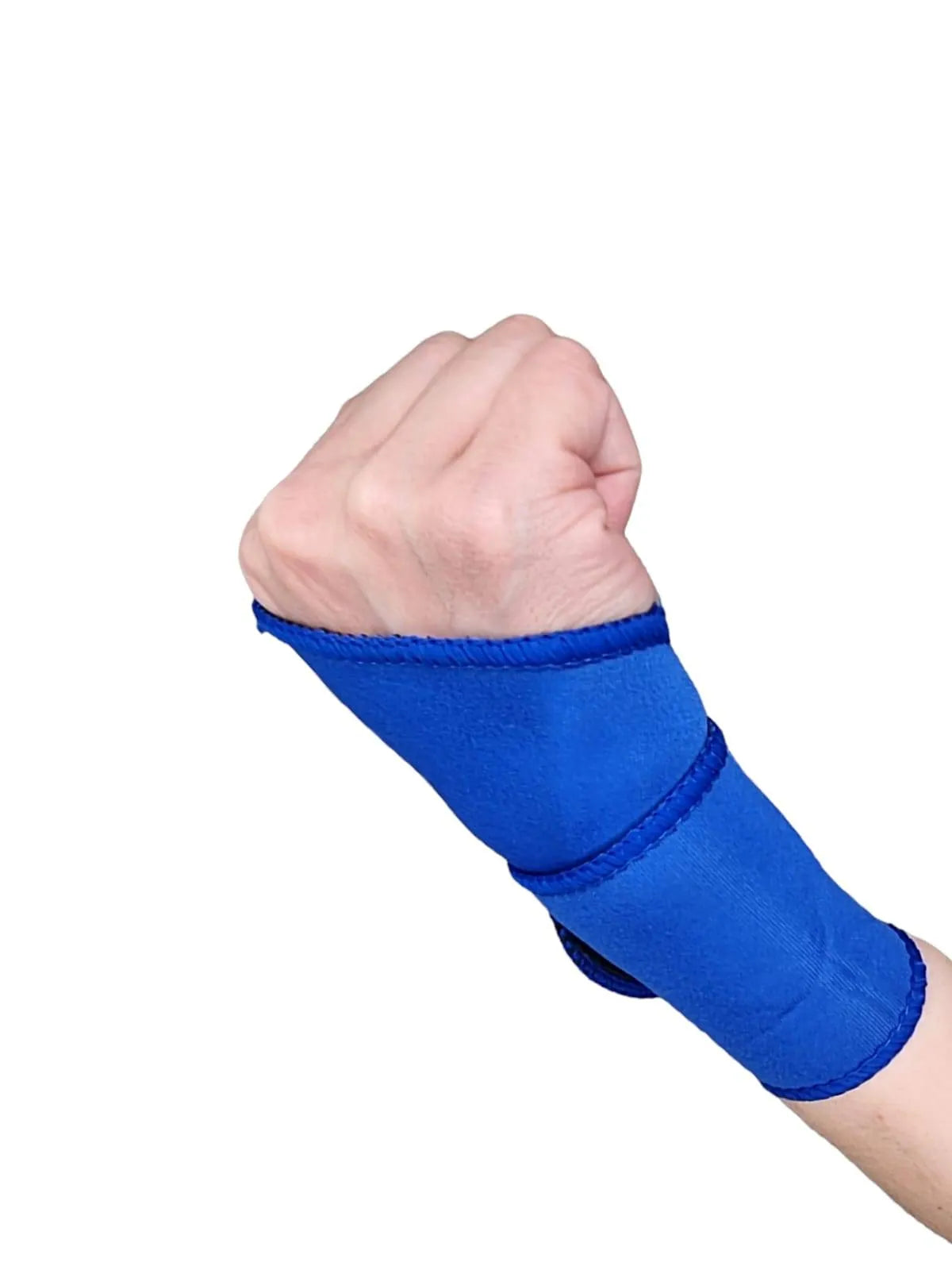 Image of a Weilong Wrist Support worn on a person's wrist, showcasing its design and comfortable fit.