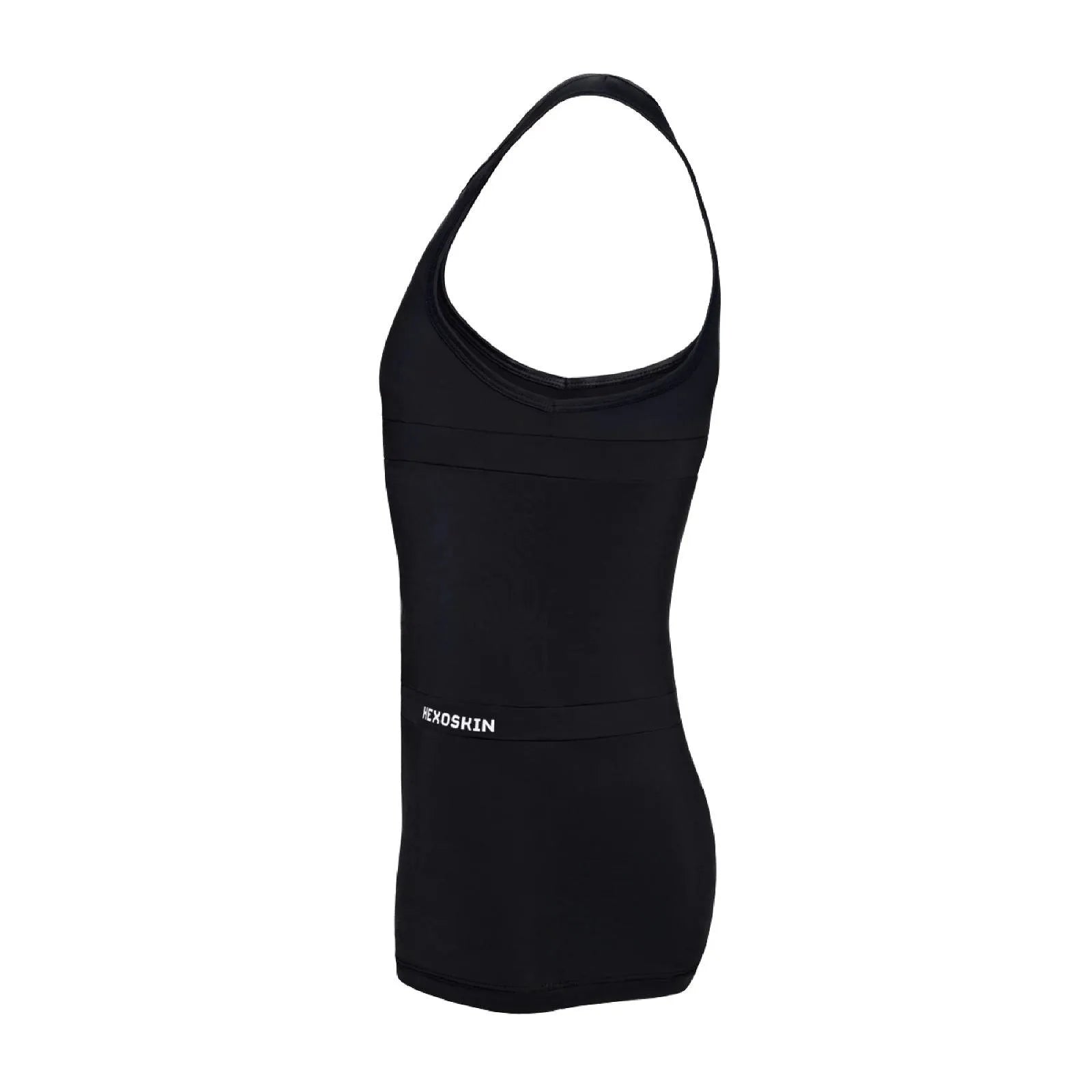 Hexoskin Smart Shirt (Black) for men: Track health and performance in style.Achieve peak performance with themonitoring heart rate, respiration, activity, and sleep.Men's wearable technology, black, performance optimization, well-being.
