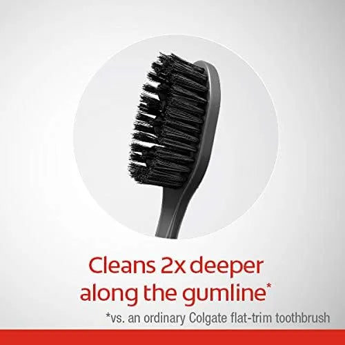 Colgate Charcoal 360 Toothbrush in Pretty Pink - Dental Excellence