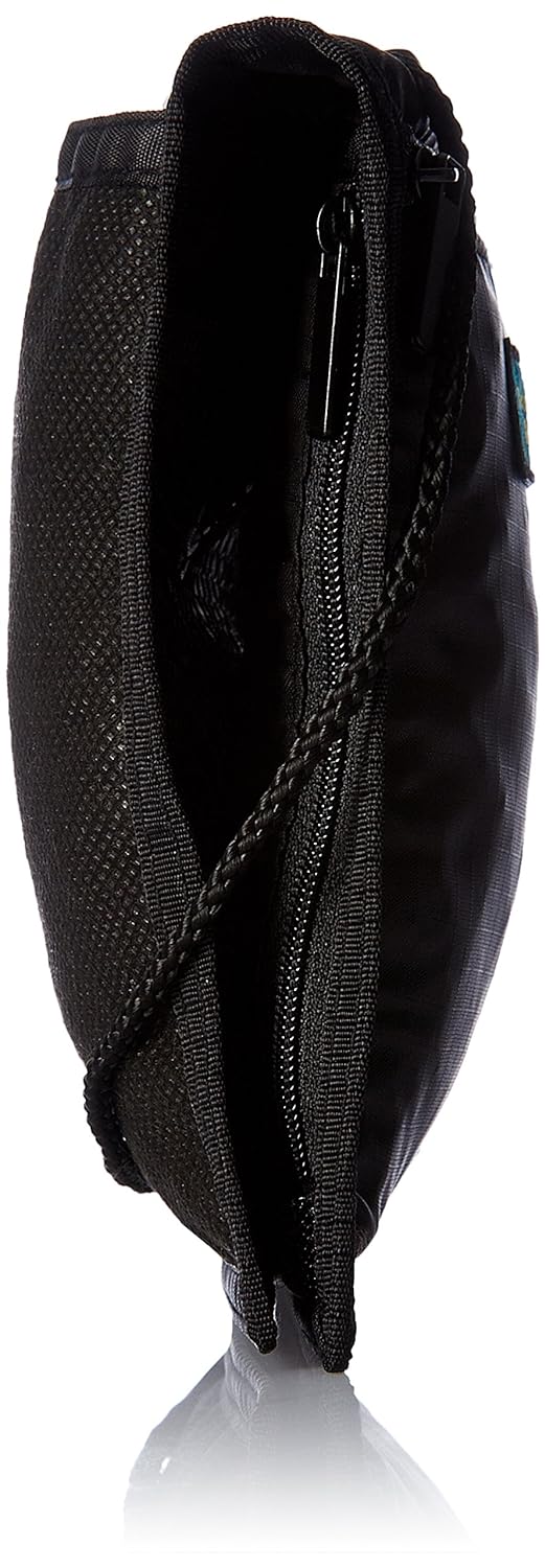 Black Travel Pouch: Keep essentials organized for any adventure (mention size if relevant). Perfect for storing tech, toiletries, or anything in between. Ensure your essentials are protected and easily accessible.
