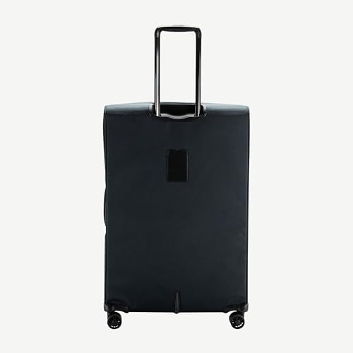 Pierre Cardin Softside Luggage Set of 3, Lightweight and Darable Material, TSA Lock, UNISEX Travel Suitcase (Black)