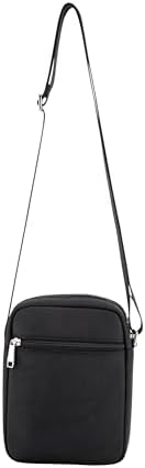 Pierre Cardin Unisex Sling Crossbody Backpack Shoulder Bag For Men Women PB87078 Black