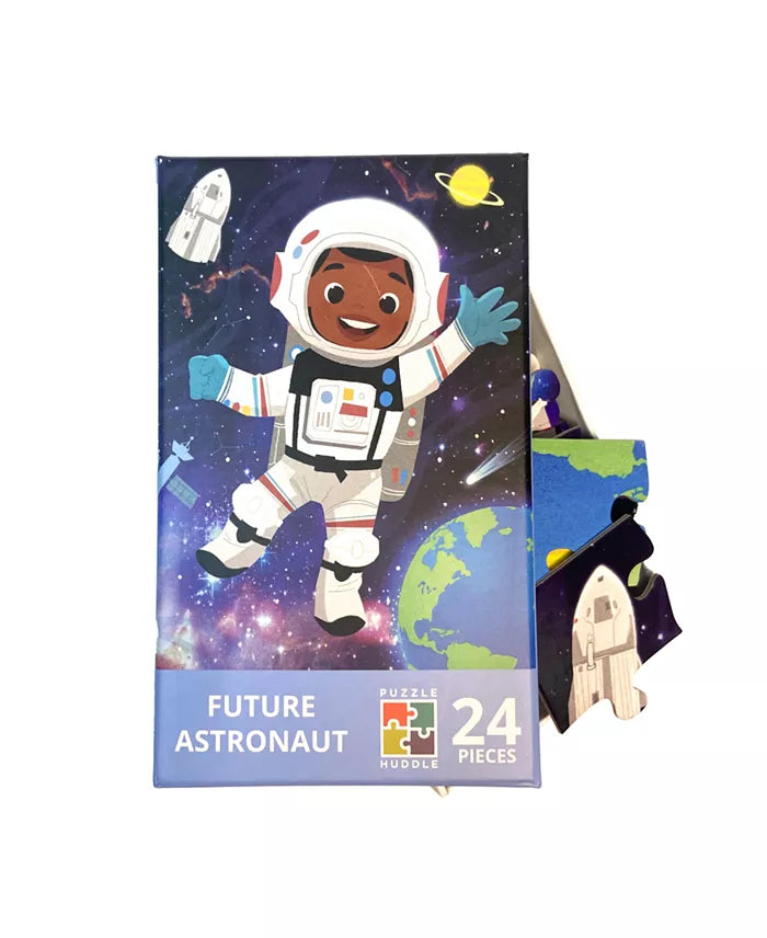 Puzzle Huddle Future Astronaut 24 Piece Puzzle Set - Blue