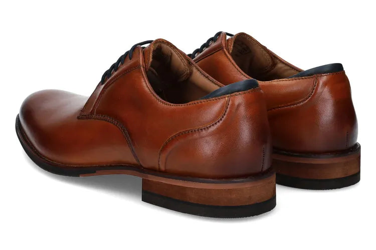 Arlo Men's Brown Leather Shoes by Craft MASTER