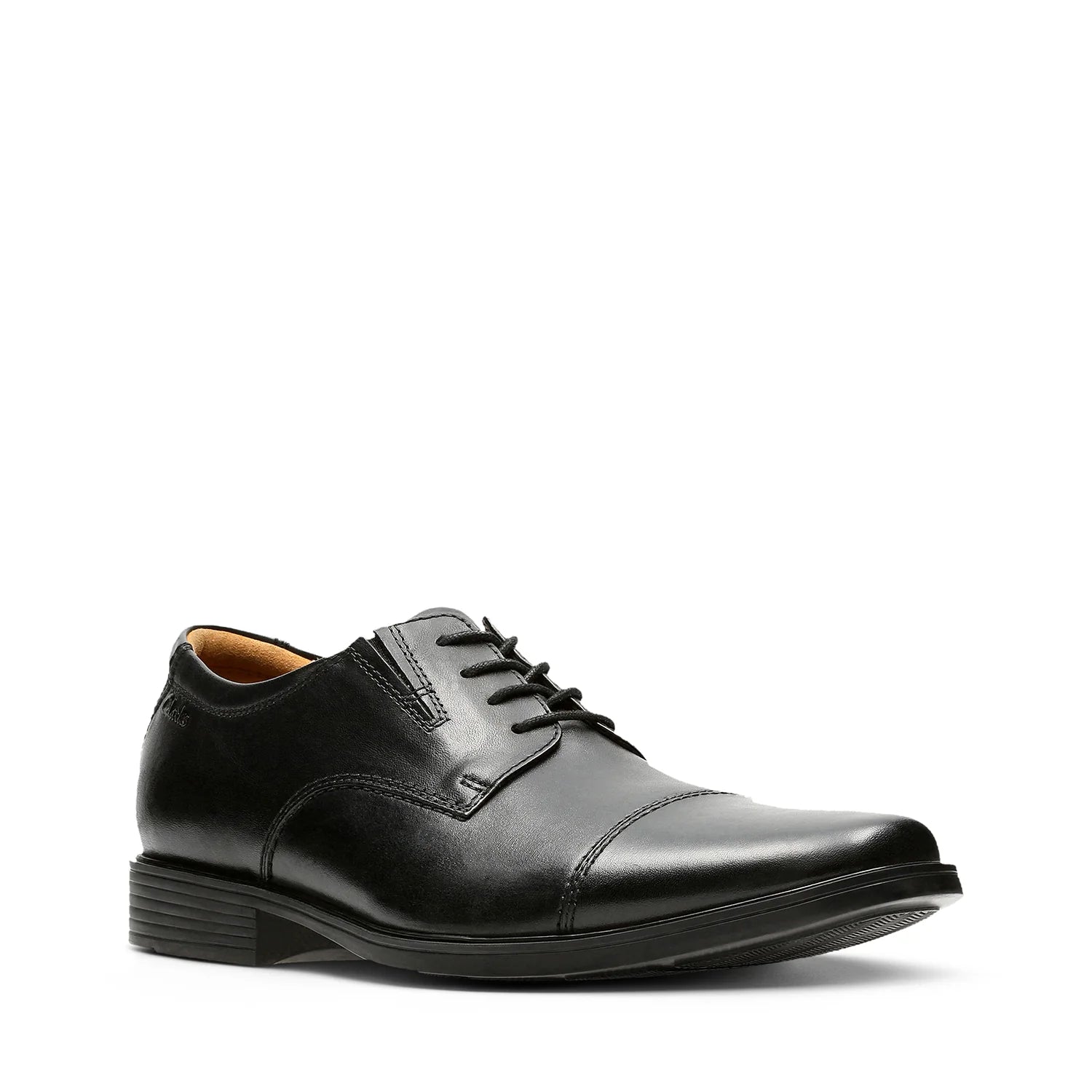 Clarks Men's - Tilden Cap Black Leather