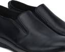 Clarks Glaston Step Men’s Black Leather Slip‑On Shoes – Comfortable Casual Loafers with Durable Grip