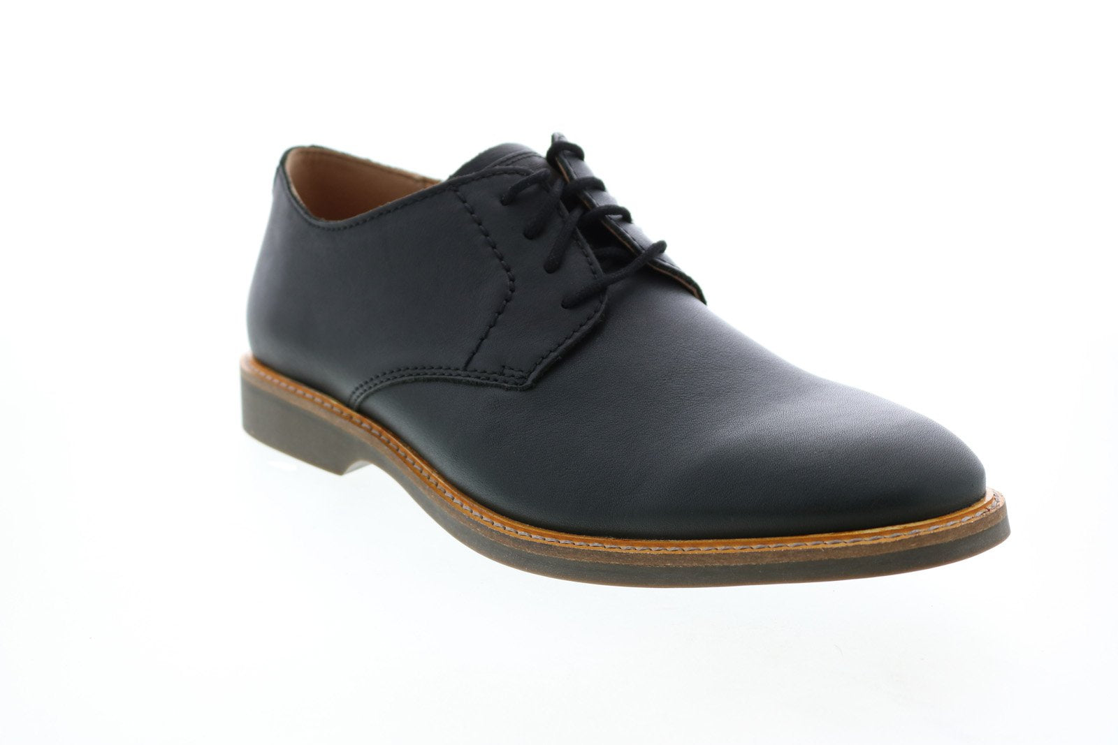 Clarks Men’s Black Leather Derby Shoes – Classic Lace‑Up Formal Footwear with Durable Comfort