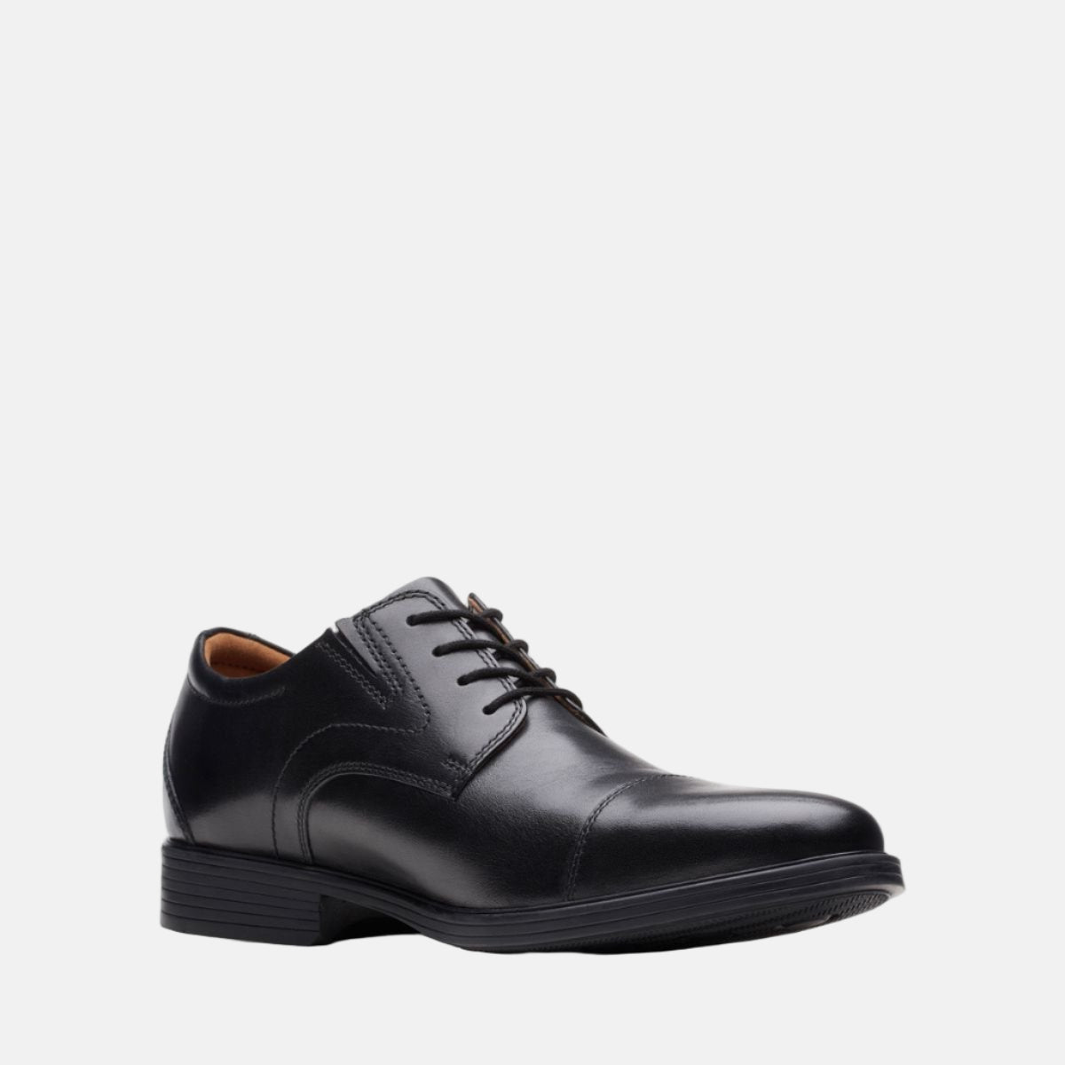 Clarks Men's Leather Work Boot - Black