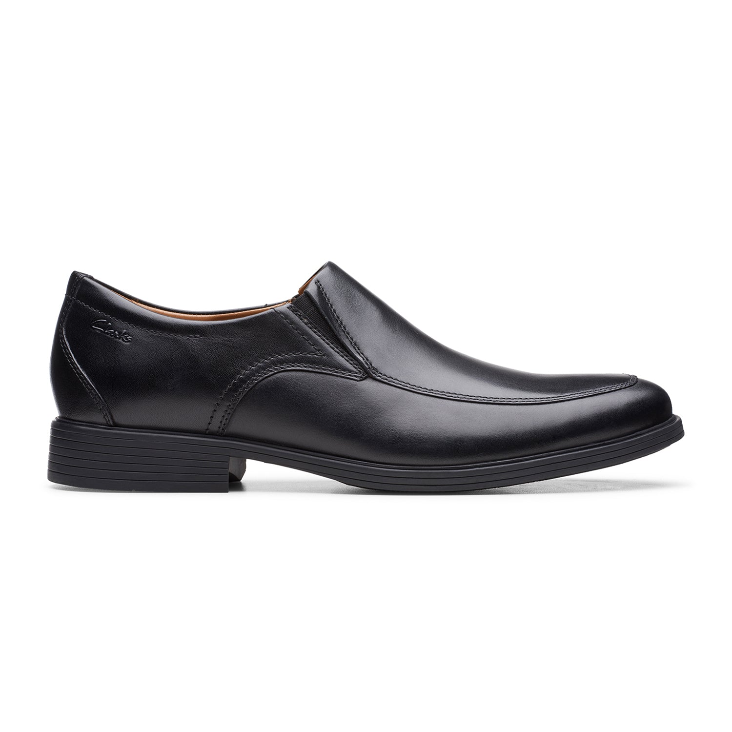 Clarks Mens - Whiddon Step Black Leather