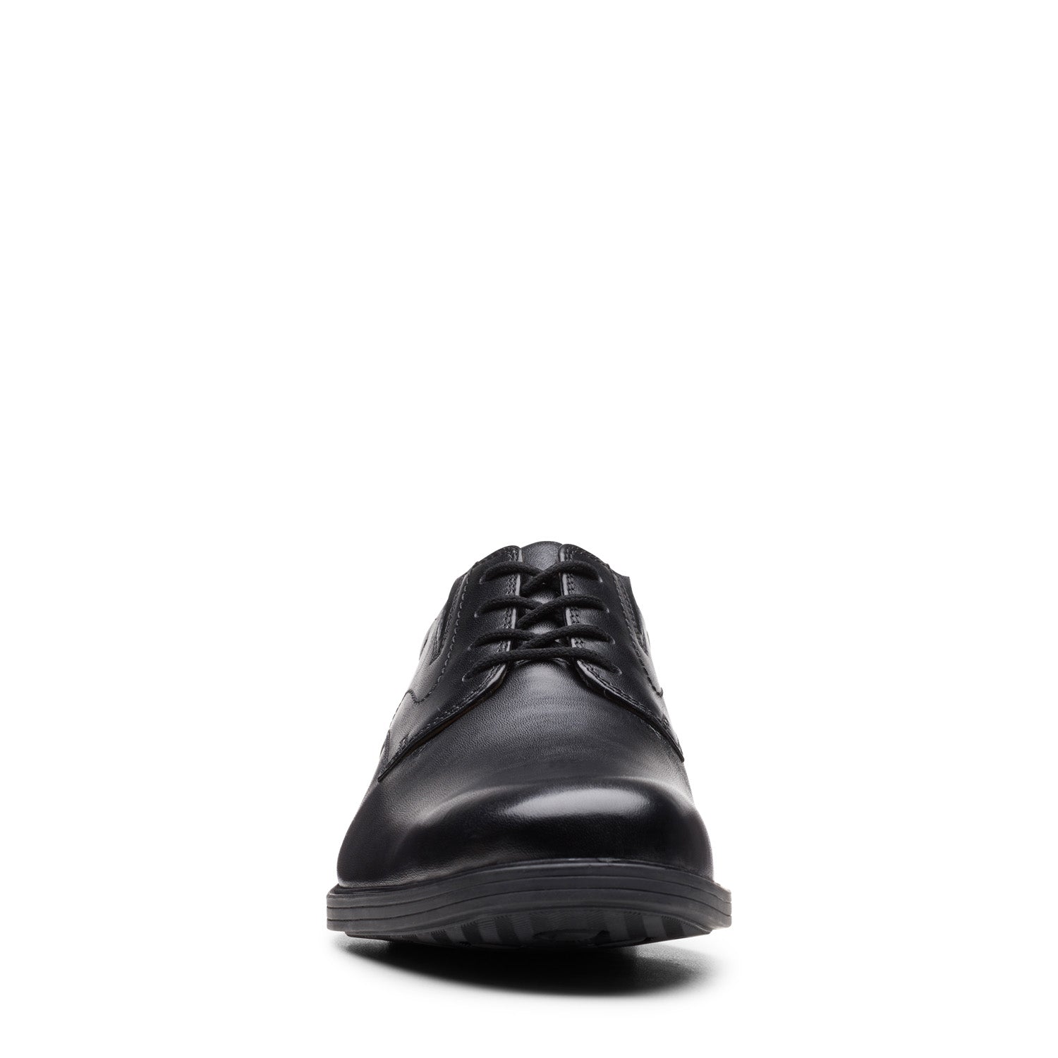 Clarks Men - Want Plain Black Leather