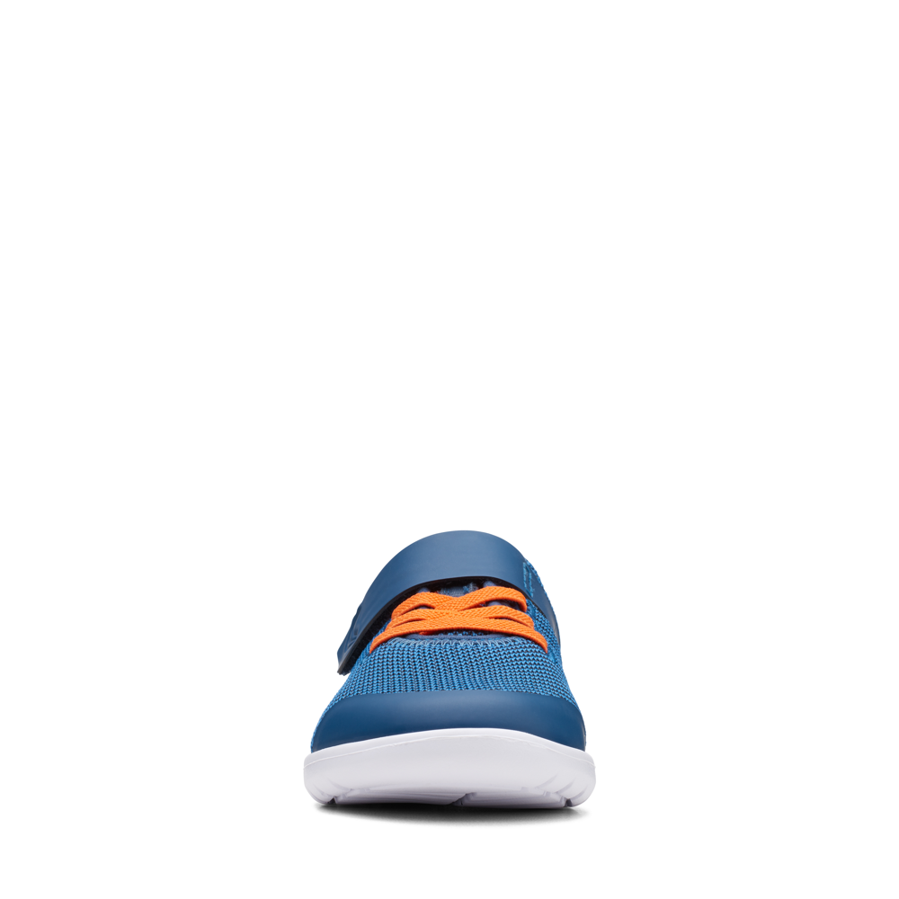 حذاء رياضي للأولاد من كلاركس سكيب تريس كيه | رمادي