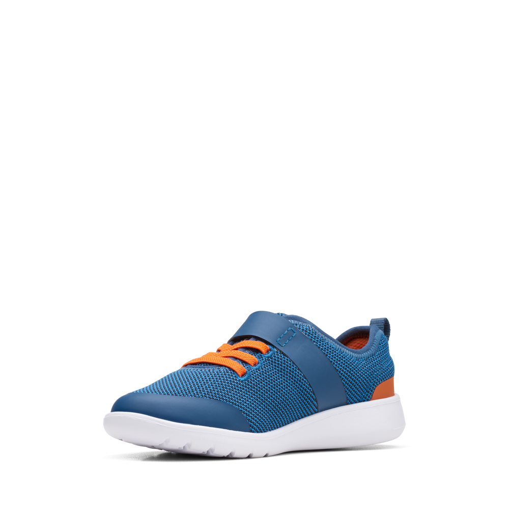 حذاء رياضي للأولاد من كلاركس سكيب تريس كيه | رمادي