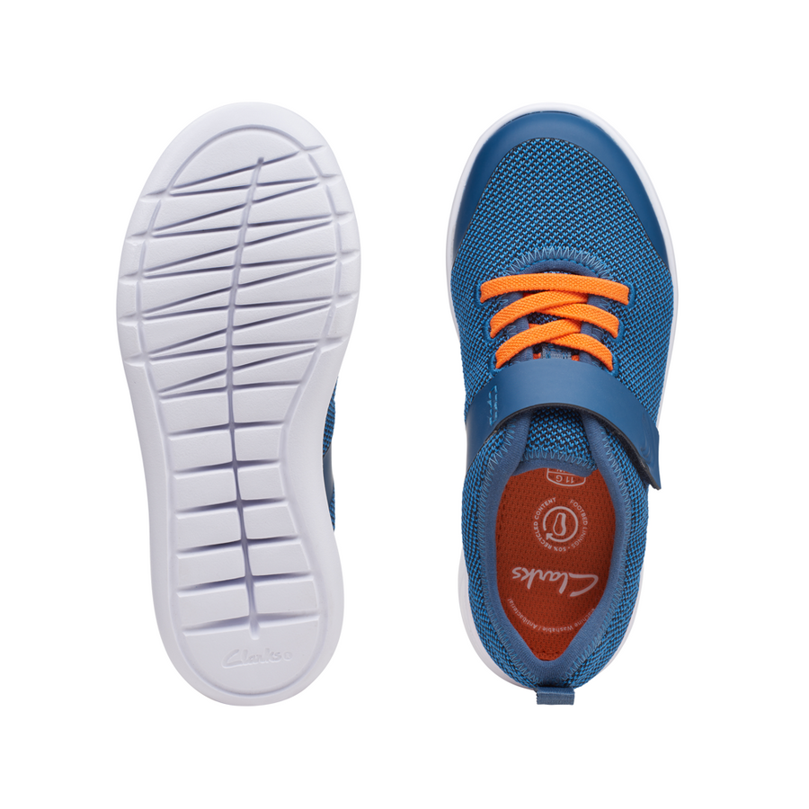 حذاء رياضي للأولاد من كلاركس سكيب تريس كيه | رمادي