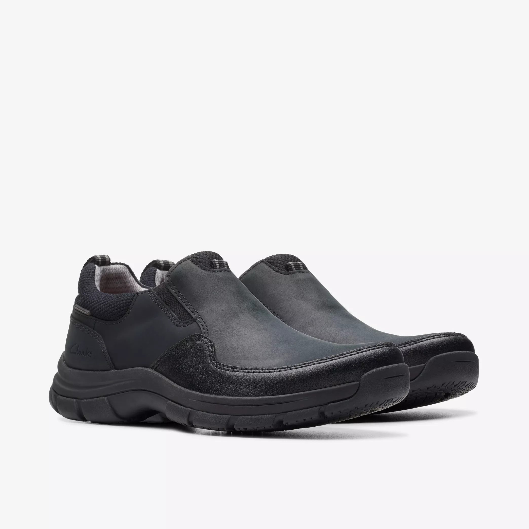 Clarks Walpath Step mens Loafer - 261745637060 BLACK