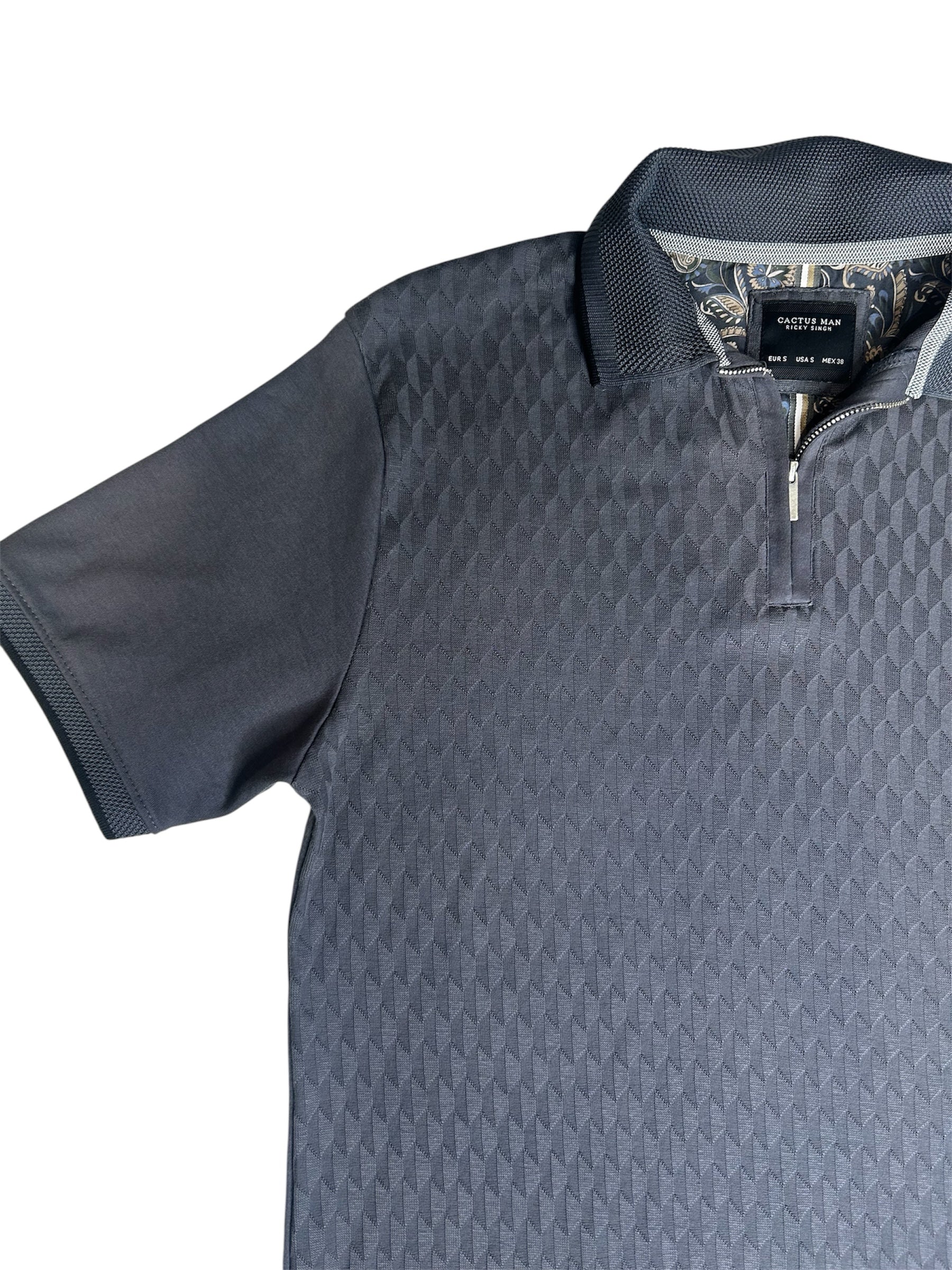 Cactus Man Ricky Singh Men’s Polo Neck T-Shirt