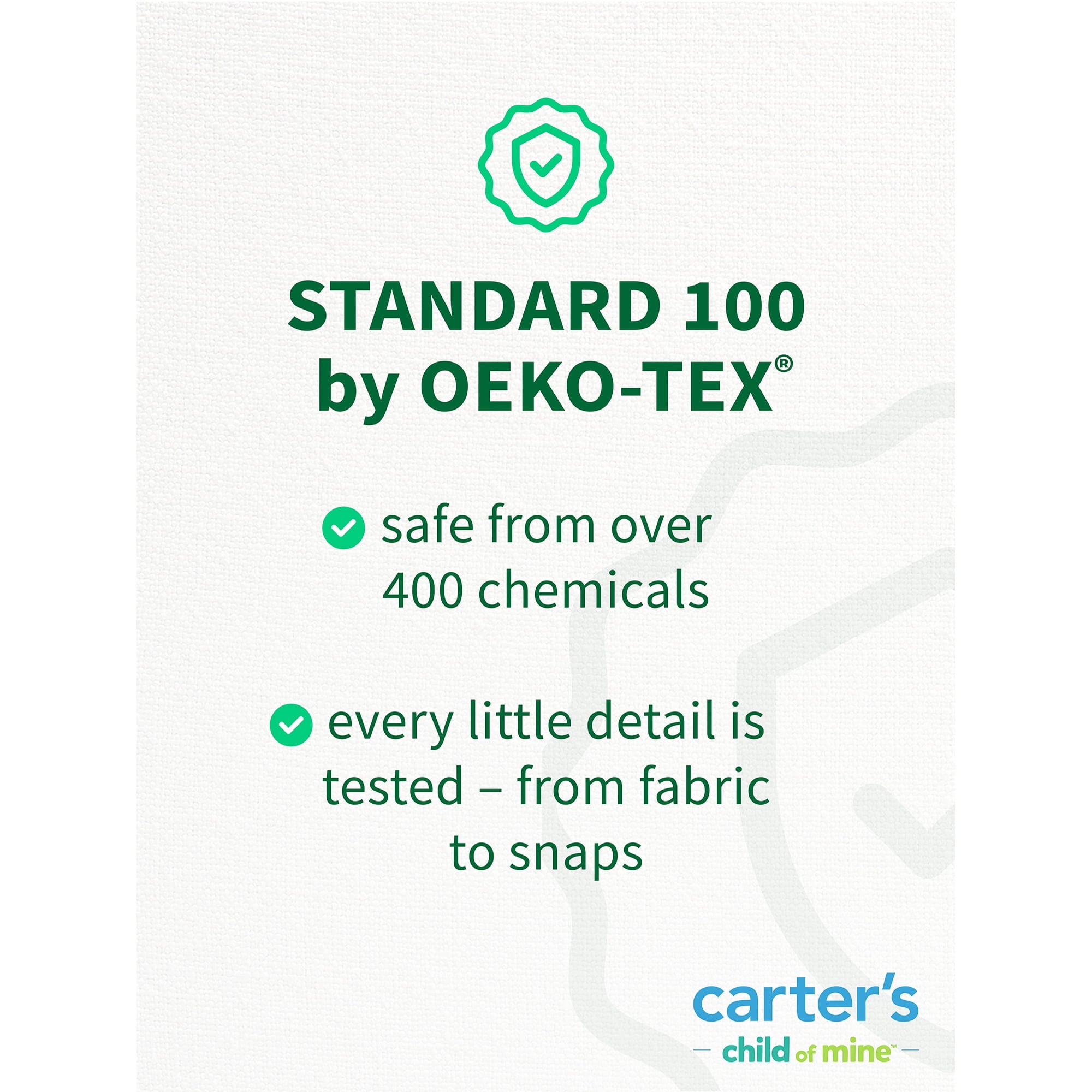 المقاس: 0-3 أشهر - طقم نوم ولعب للأطفال من كارترز تشايلد أوف ماين، قطعة واحدة، للجنسين