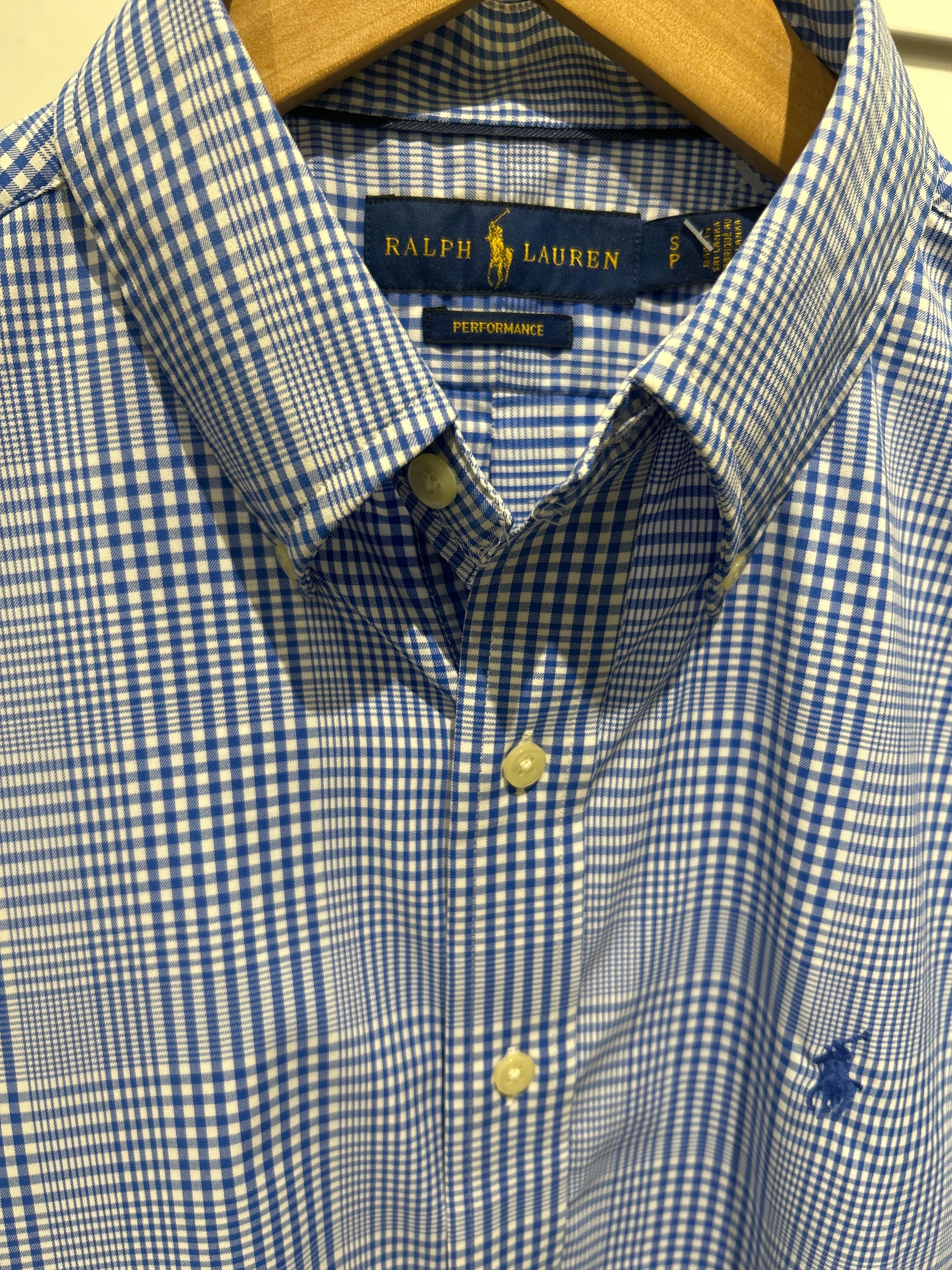 Ralph Lauren Men’s Blue Striped Shirt – Classic Casual Style