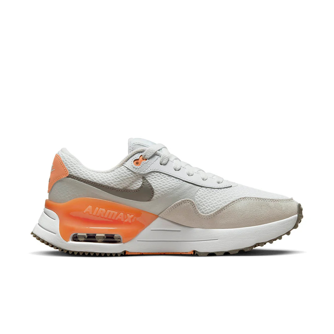 Nike(WMNS) Air Max SYSTM 'White Pure Platinum Orange Trance Flat Pewter
