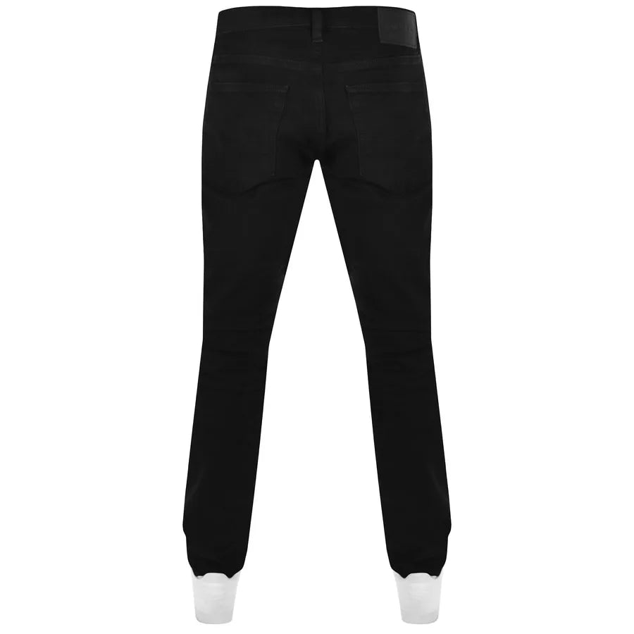 Men's Diesel D-luster Slim Tapered Jean Washed Black 0elay