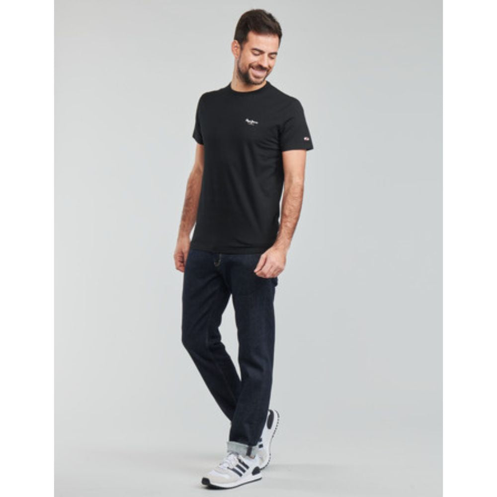 Pepe Jeans Printed Logo T-Shirt in Grey for Men - Elevate Your Basics