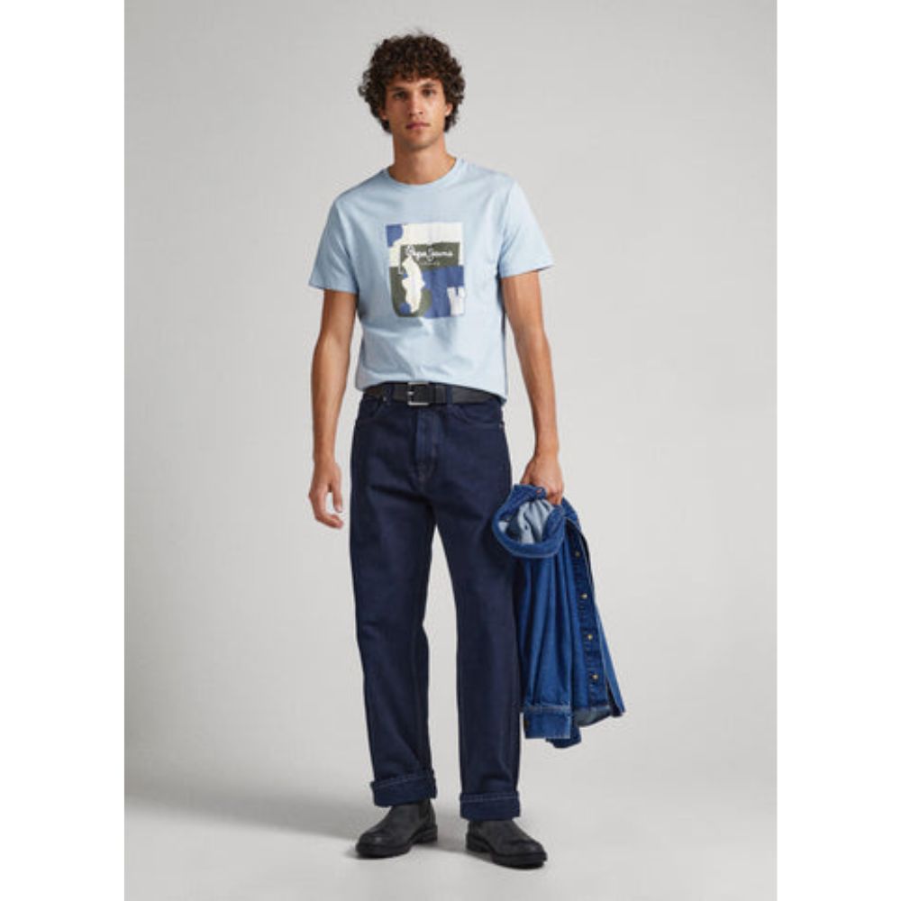 PEPE JEANS LONDON SLIM T-SHIRT ORANGE M1