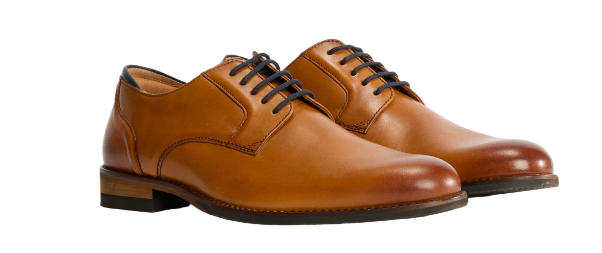 Clarks Craftarlo Men’s Tan Leather Lace-Up Shoes Light Brown