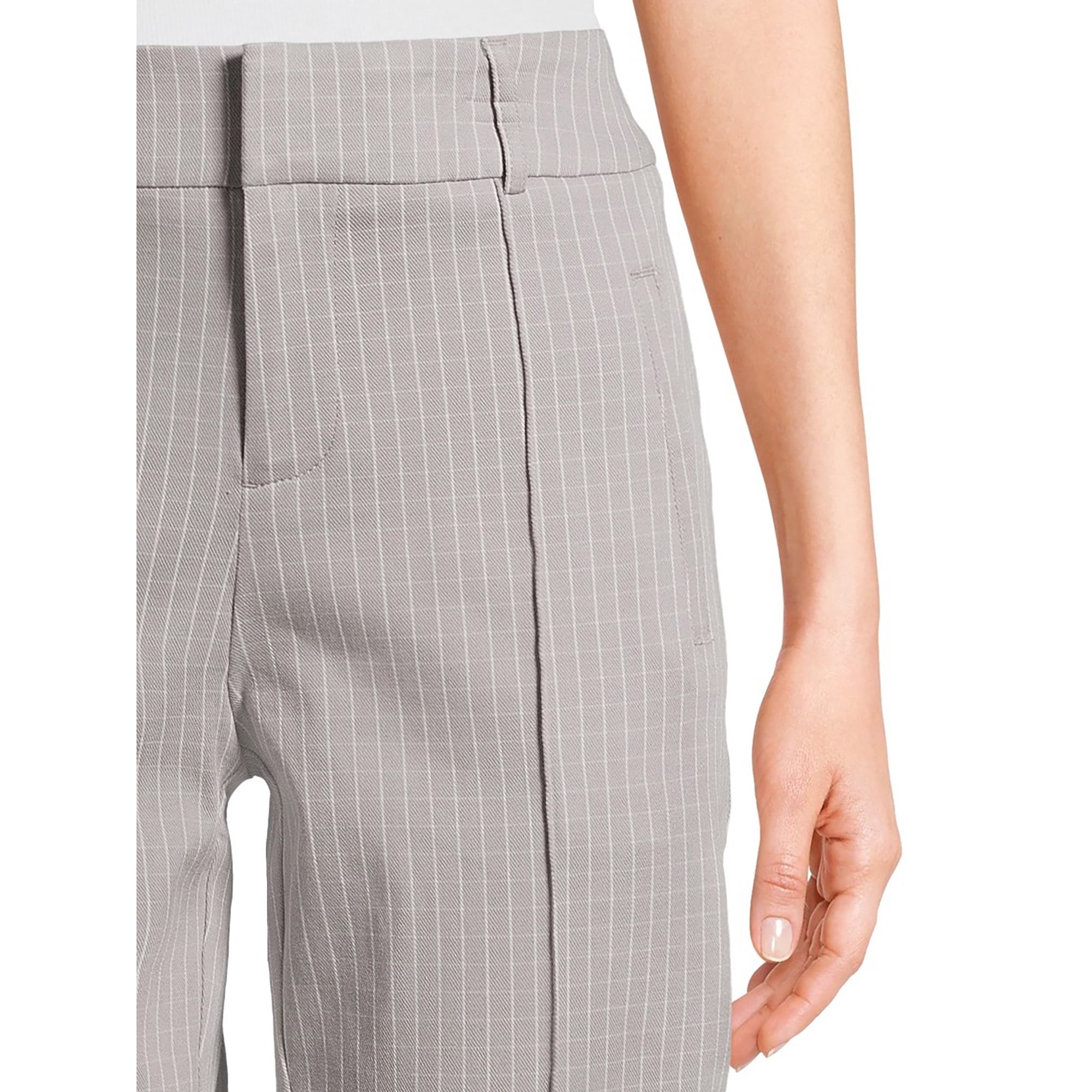 المقاس: 18 - بنطال كابري نسائي مطاطي من Time and Tru، بطول 21 بوصة